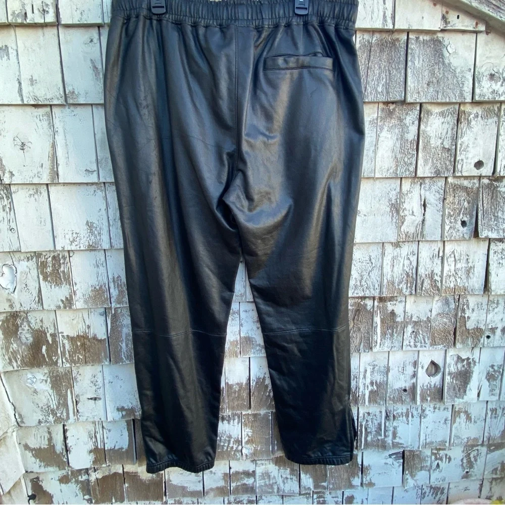 Sean John Black Wax Coated Men’s Joggers